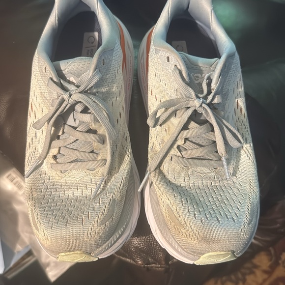 Hoka‎ One One Clifton 8 Womens 6.5 B Shoes Blue Running Walking 1119394 BFPA - Picture 4 of 16